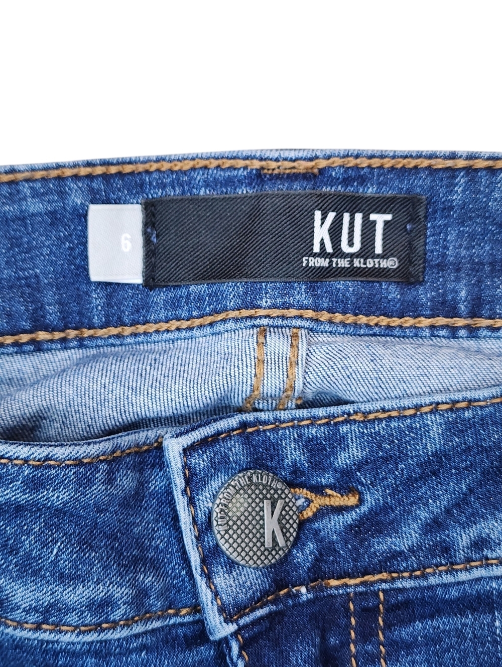​KUT from the Kloth Connie Ankle Skinny Jeans Raw Hem - 6 - Picture 3 of 6